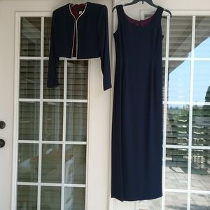 Vintage 90s Scott McClintock Maxi Evening Gown